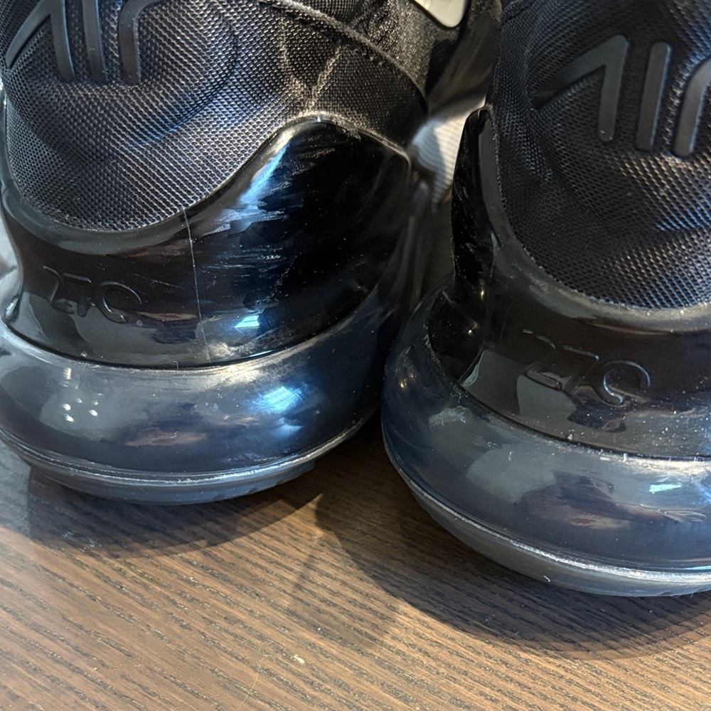 Nike Air Max Black and White Sneakers - Picture 3 of 4